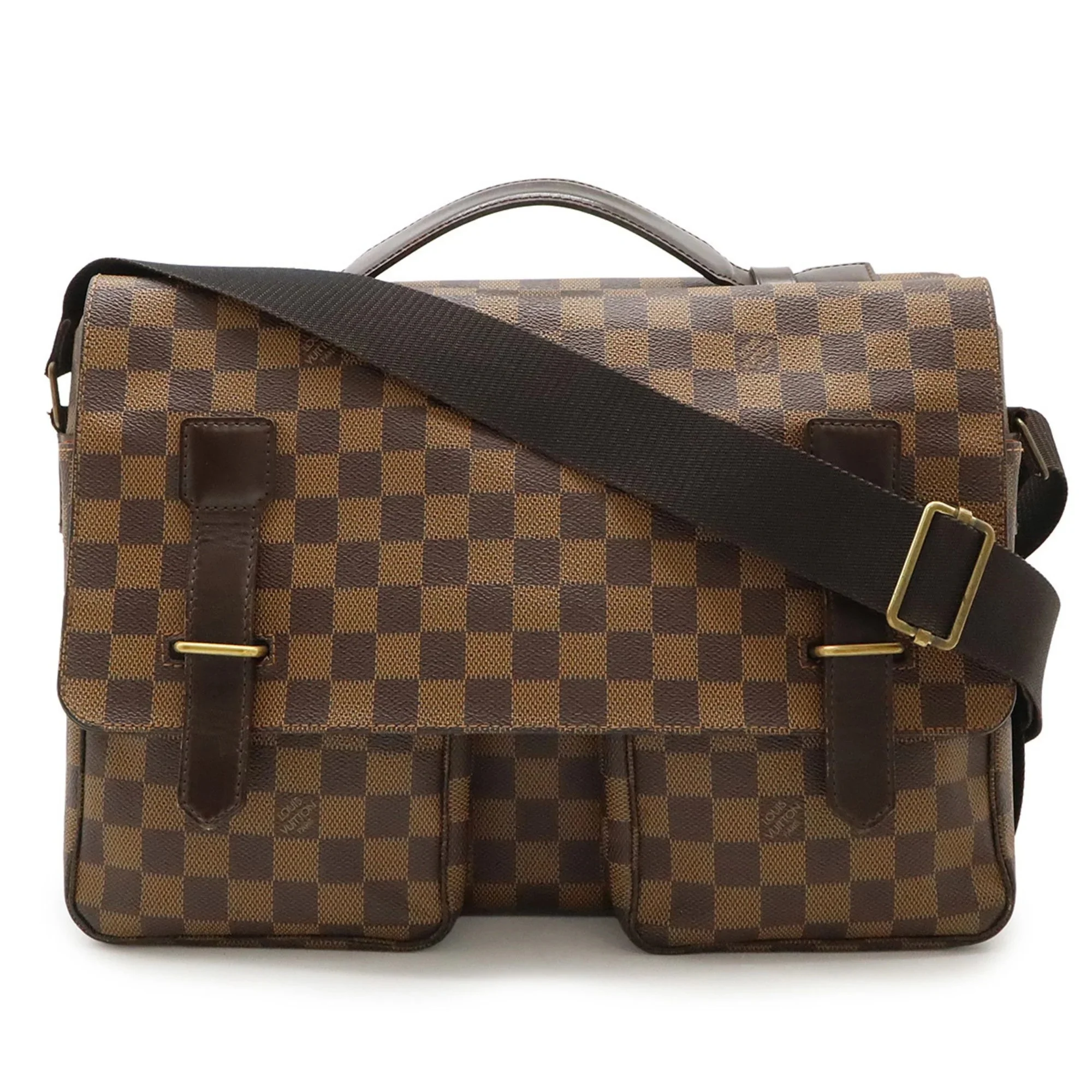 Louis Vuitton Brown Pvc Shoulder Bag (pre-owned)