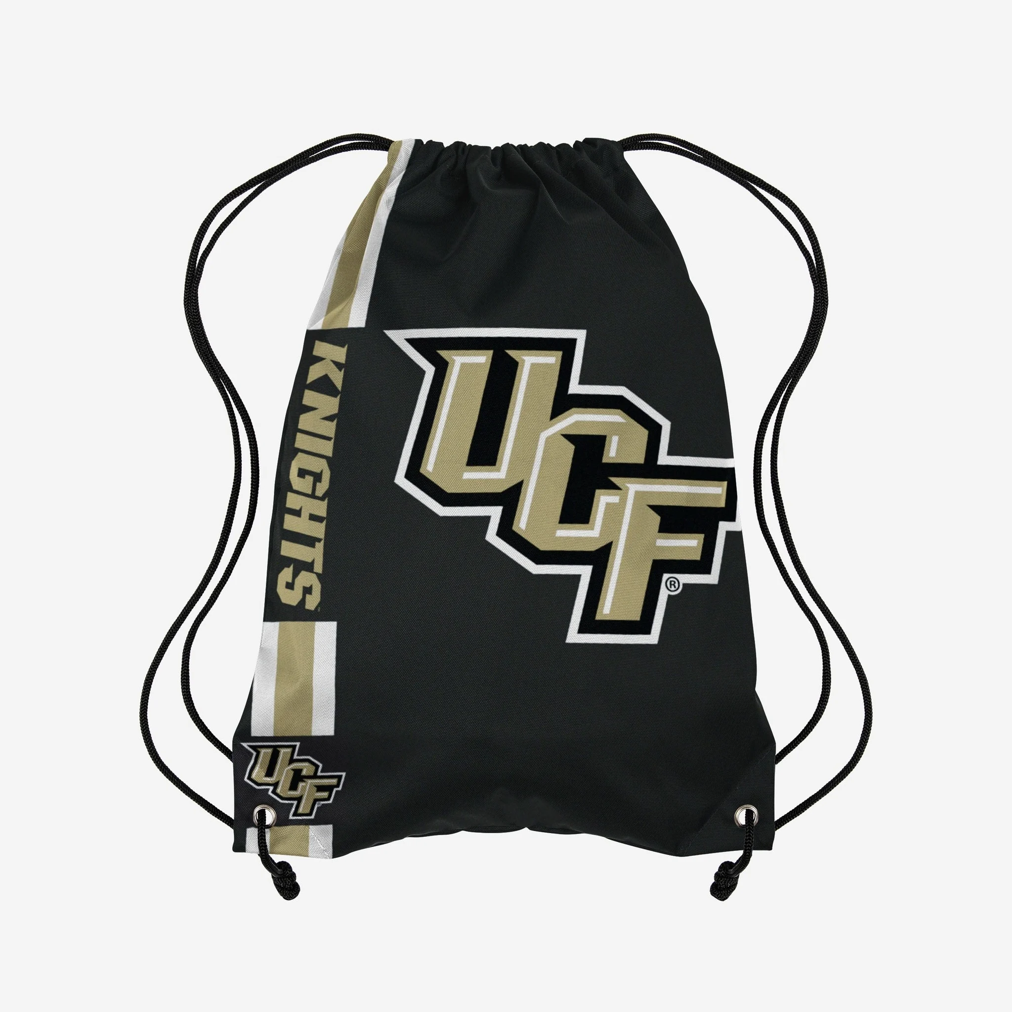 Ucf Knights Big Logo Side Stripe Drawstring Backpack