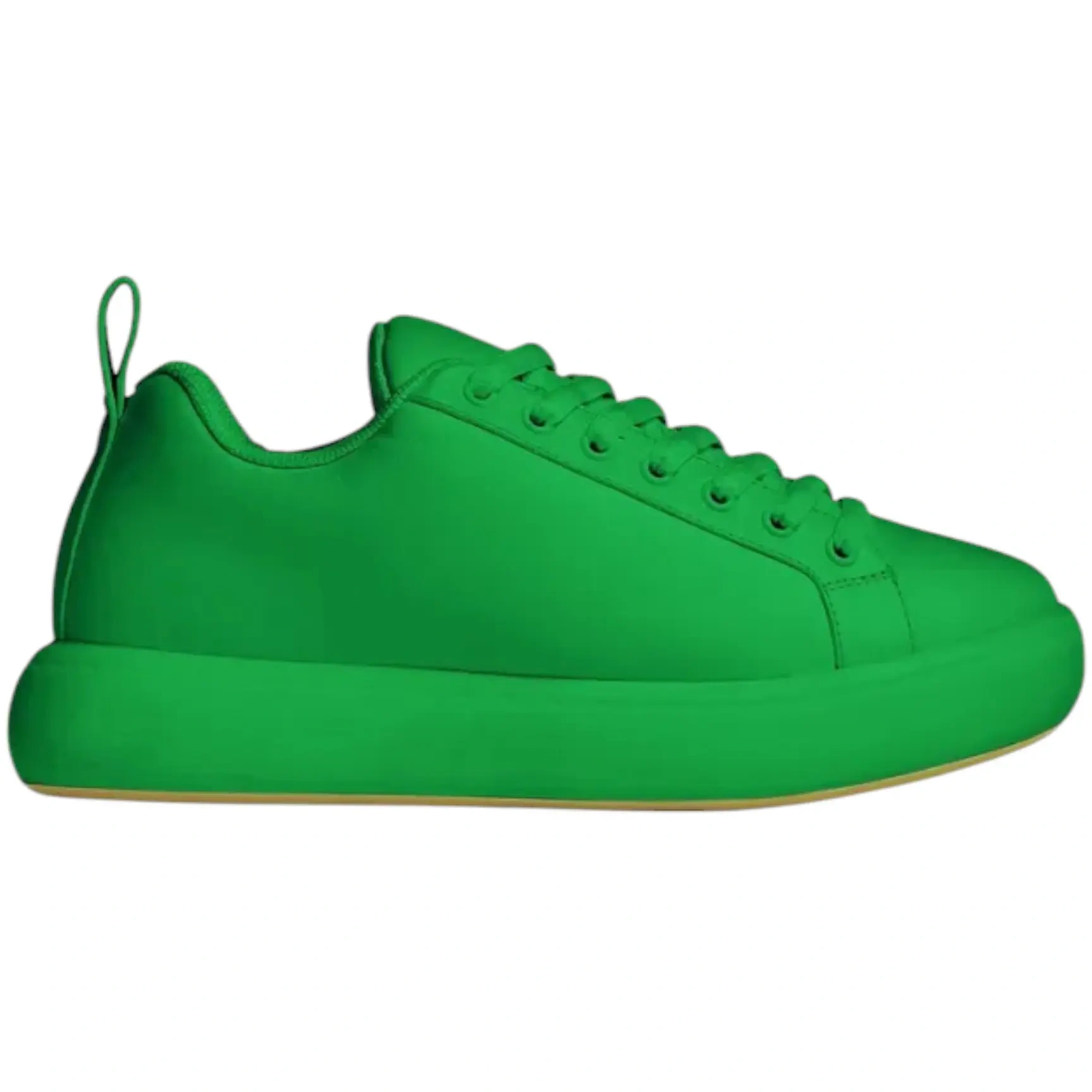 Bottega Veneta Stylish Skateboarding High Top Green Men's