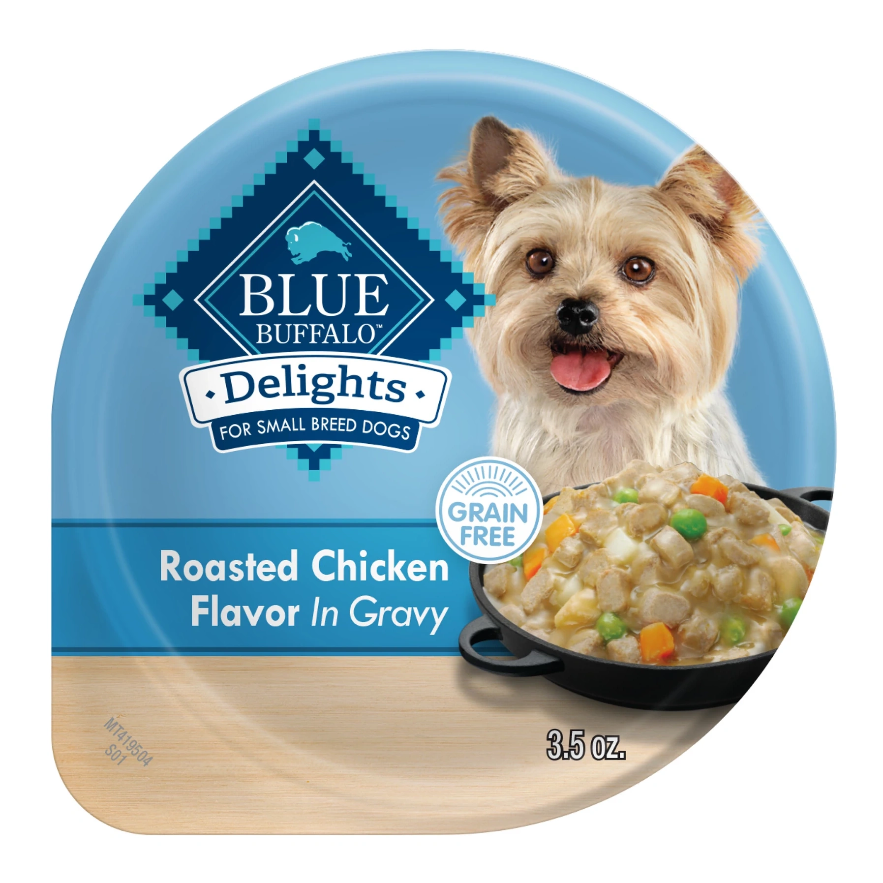 Blue Buffalo Delights Divine Delights Rotisserie Chicken Flavor In Gravy, 3.5 Oz