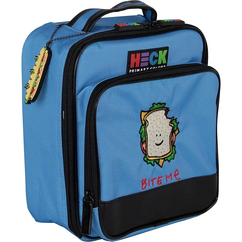Ed Heck Vertical Lunch Tote - Blue