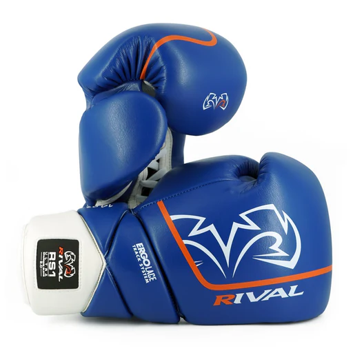 Rival Boxing Rs1 2.0 Ultra Pro Lace-up Sparring Gloves - Blue
