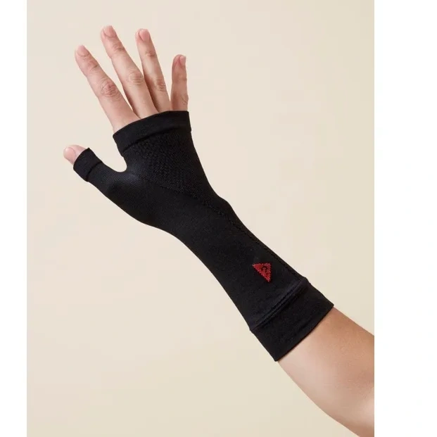 Thery Helping Hand Wrist Compression Sleeves Pair – Black