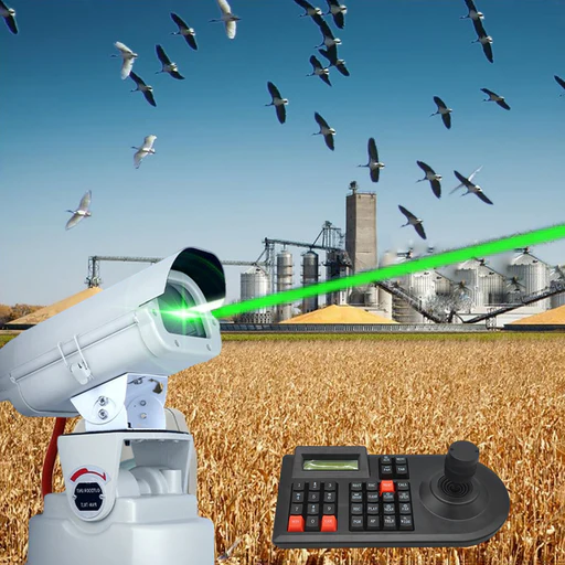 Programmable Professional Outdoor Bird Repellent Light & Animal Repellent Laser Light - B19 - Can Rotate/red/2w (range 1000m)
