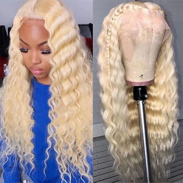 30inch 613 Lace Front Wig Hd Loose Deep Wave Lace Frontal Wig Human Hair Wigs For Women