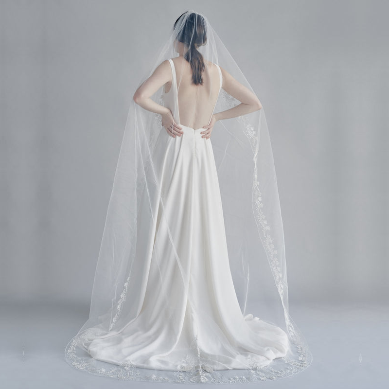 Oracle Embroidered Veil