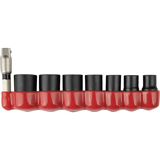 Makita 1/4 In. Drive Metric Impact Xps 6-point Impact Socket Set, 8 Pc.