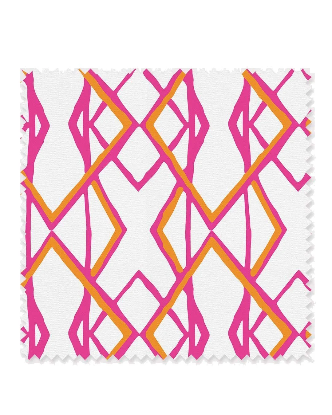 Through The Looking Glass Fabric - Sample/pink/cotton