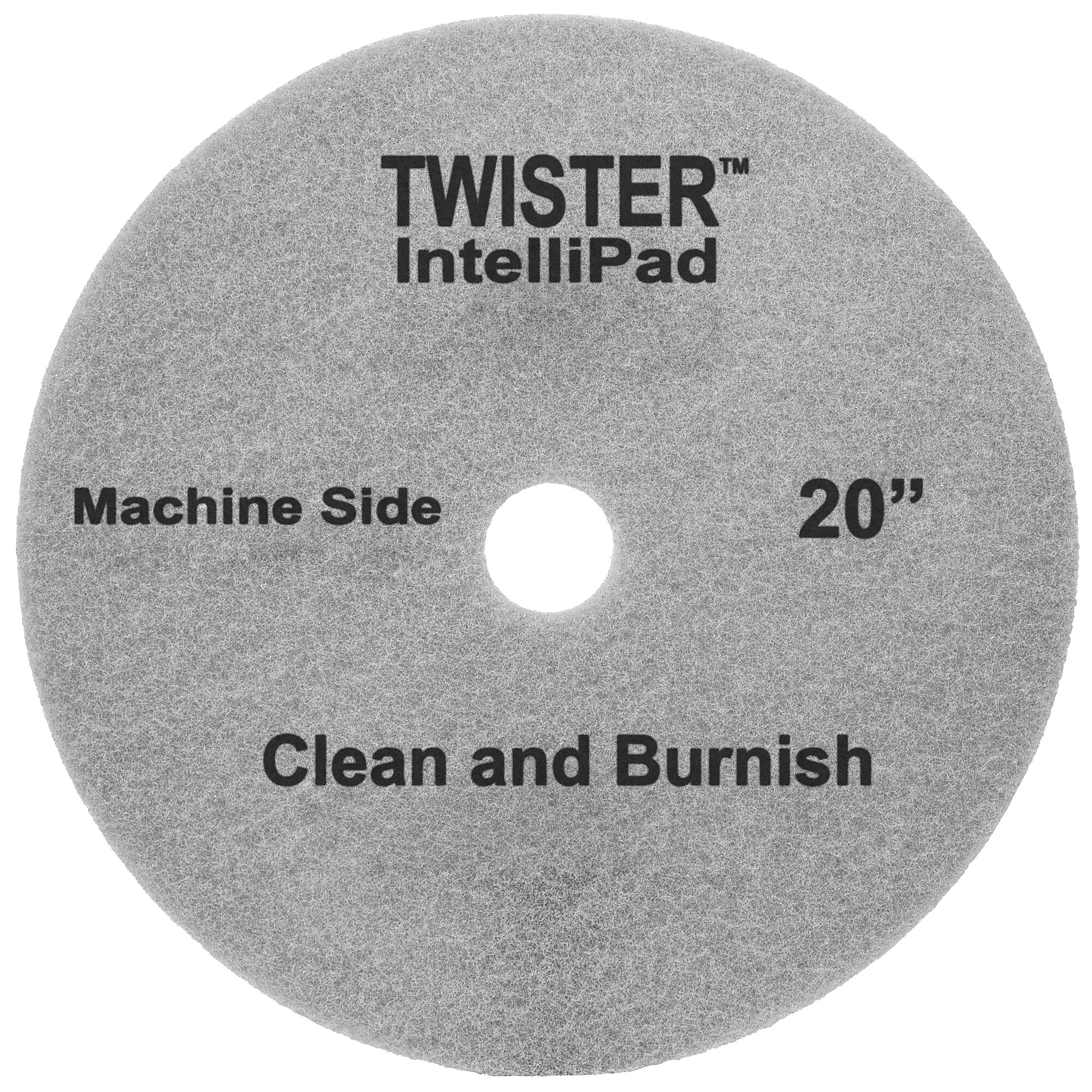 Diversey Twister Intellipad 20" Polishing Floor Pad, Gray (ddt800353)