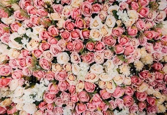 Flowers Bouquet Wall Backdrop For Events Photography Background - 5(w)*3(h)ft(1.5*1m)