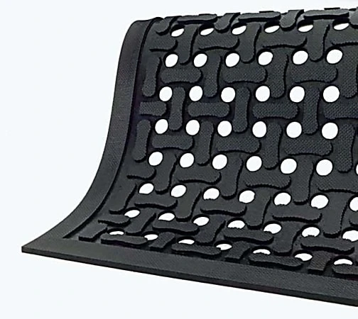 M+a Matting Comfort Flow Anti-fatigue Mat, 2' X 3', Black