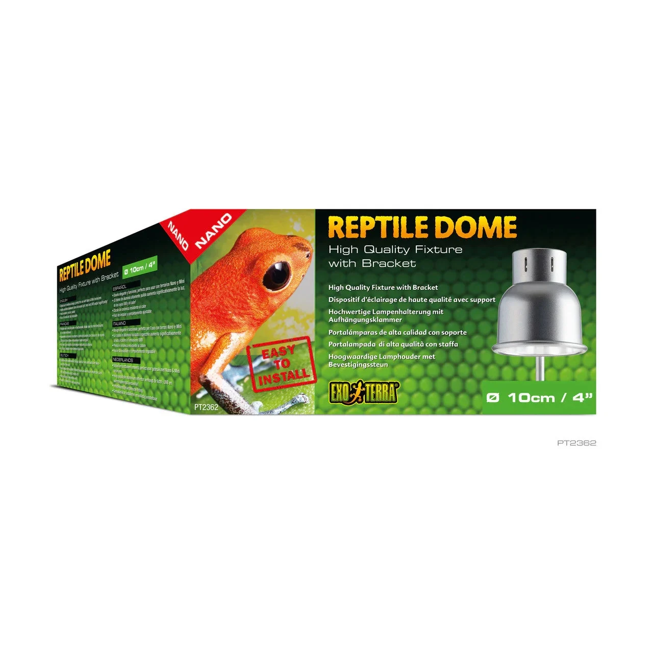 Exo Terra Nano Dome Fixture With Support Bracket