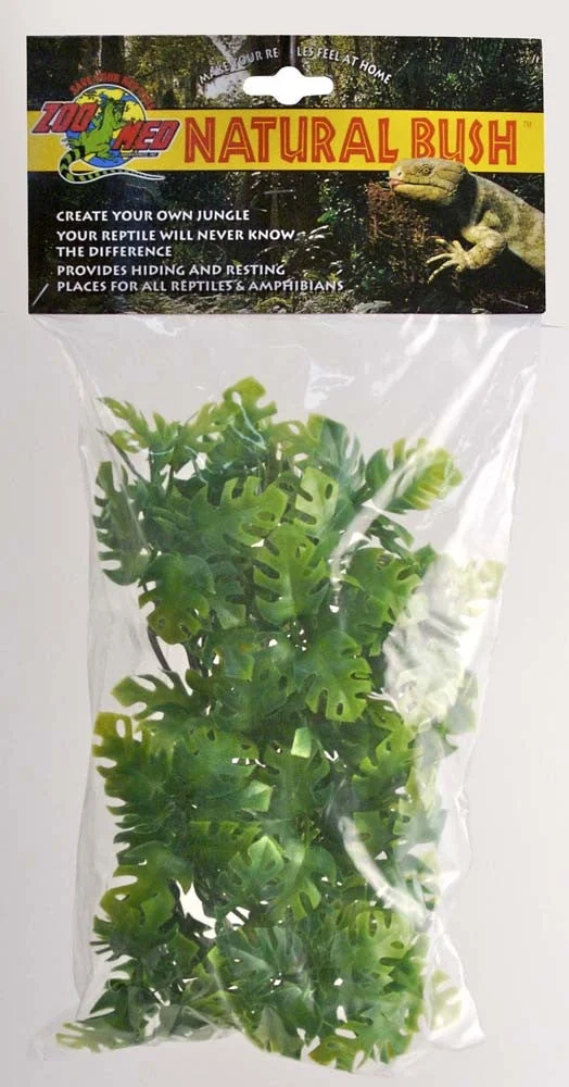 Zoo Med Natural Bush Amazonian Phyllo Plants Green 14in Sm