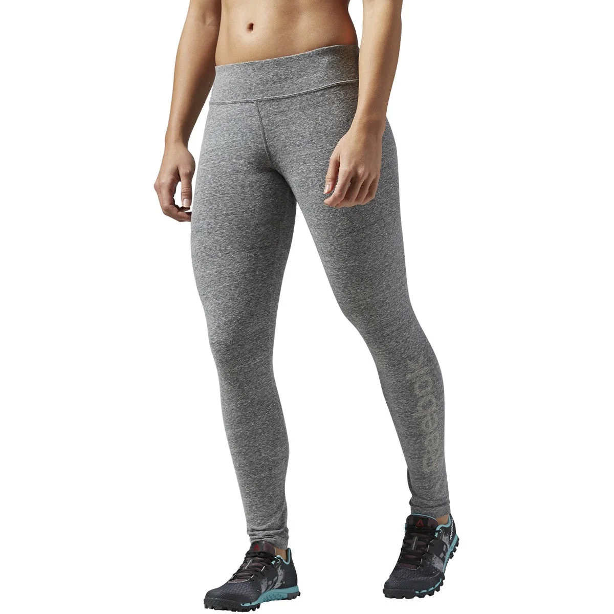Reebok Women's Elements Big Logo Legging - L