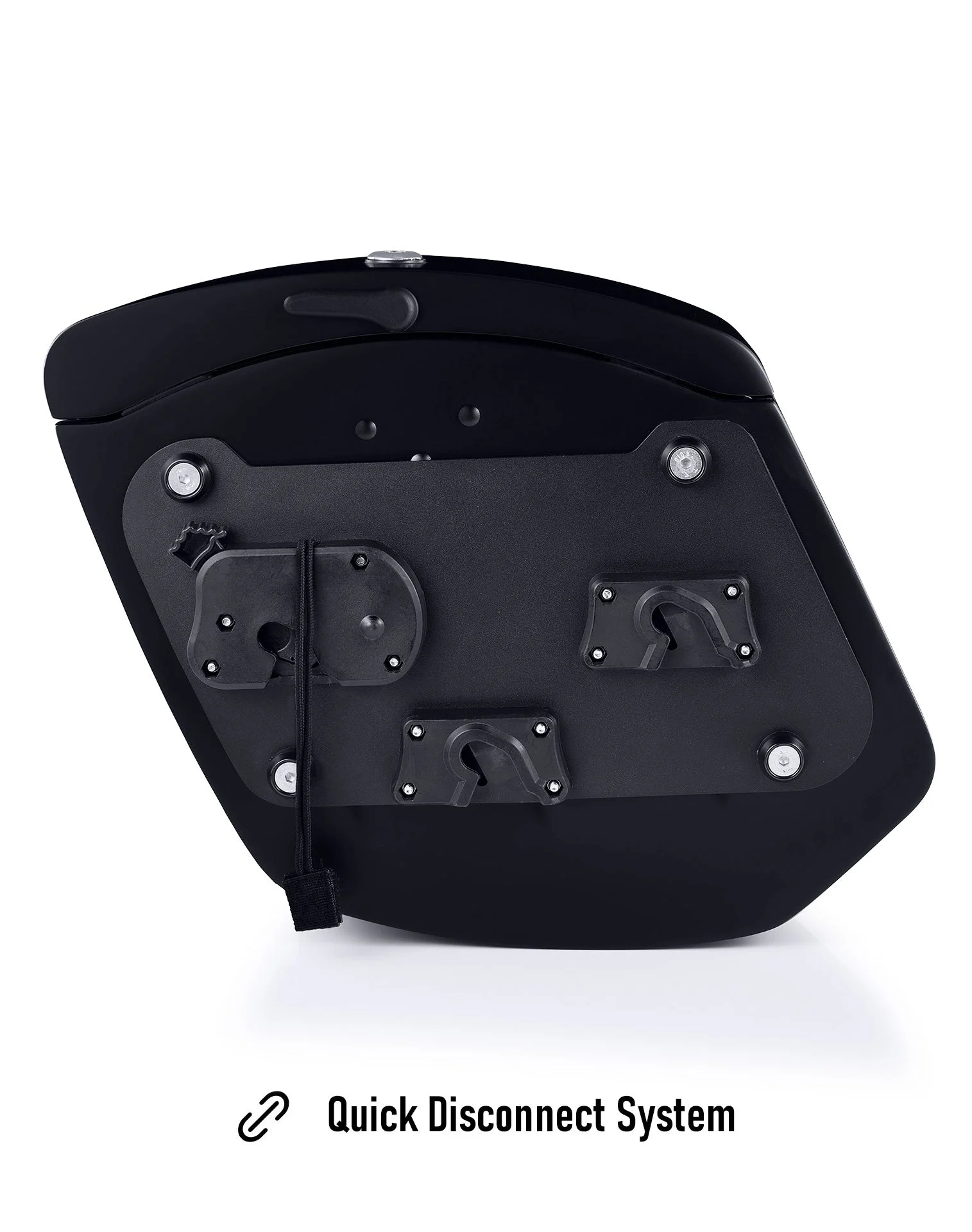24l - Ironclad Quick-mount Medium Harley Sportster 1200 Custom Xl1200c Matte Hard Saddlebags