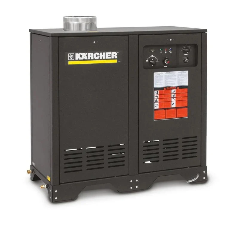 K'a'rcher German Engineered 2300 Psi @ 3.5 Gpm Direct Drive 8.1hp 208v Single Phase K'a'rcher Axial Electric Hot Water Pressure Washer Lp Gas Heated