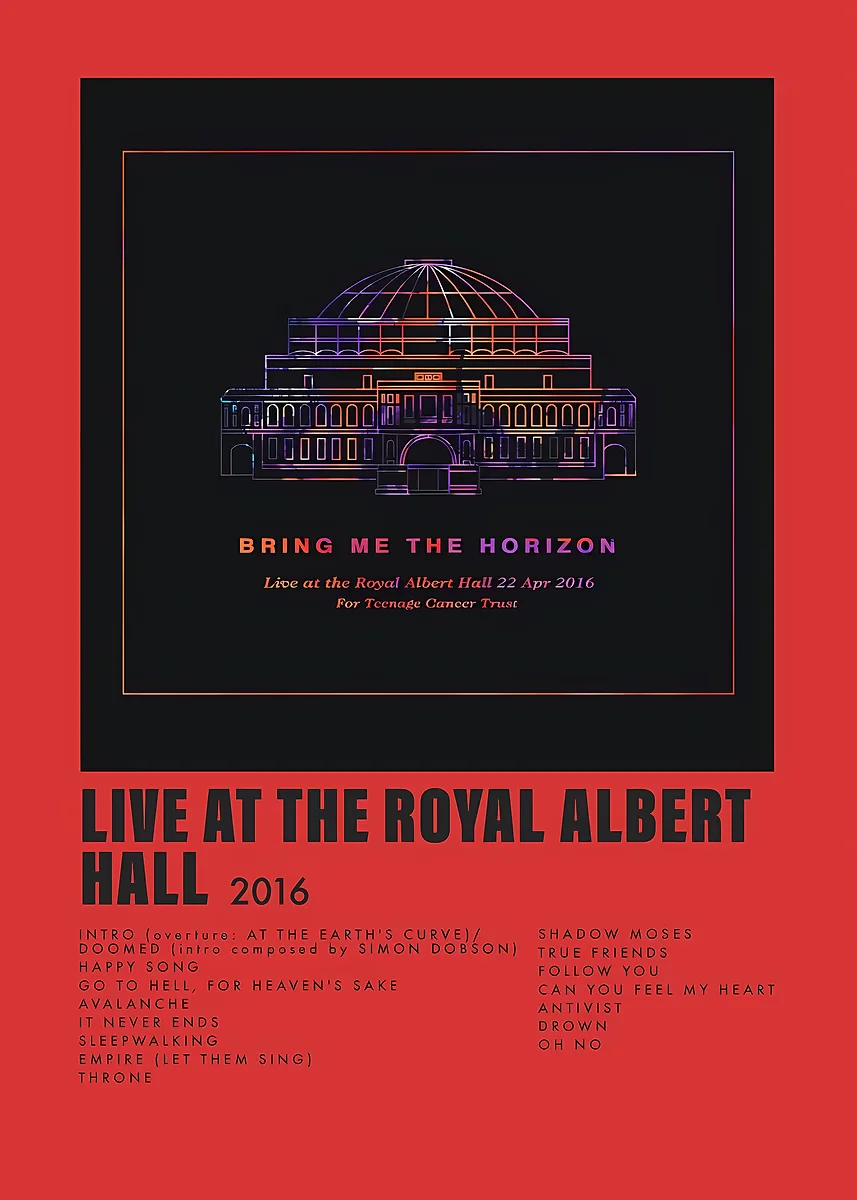 Bring Me The Horizon Concert Poster