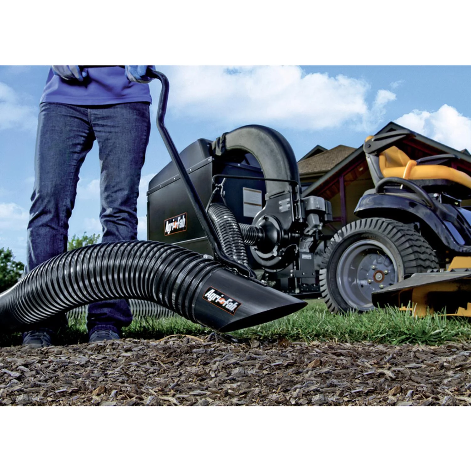 Lawn Mower Blower Attachment