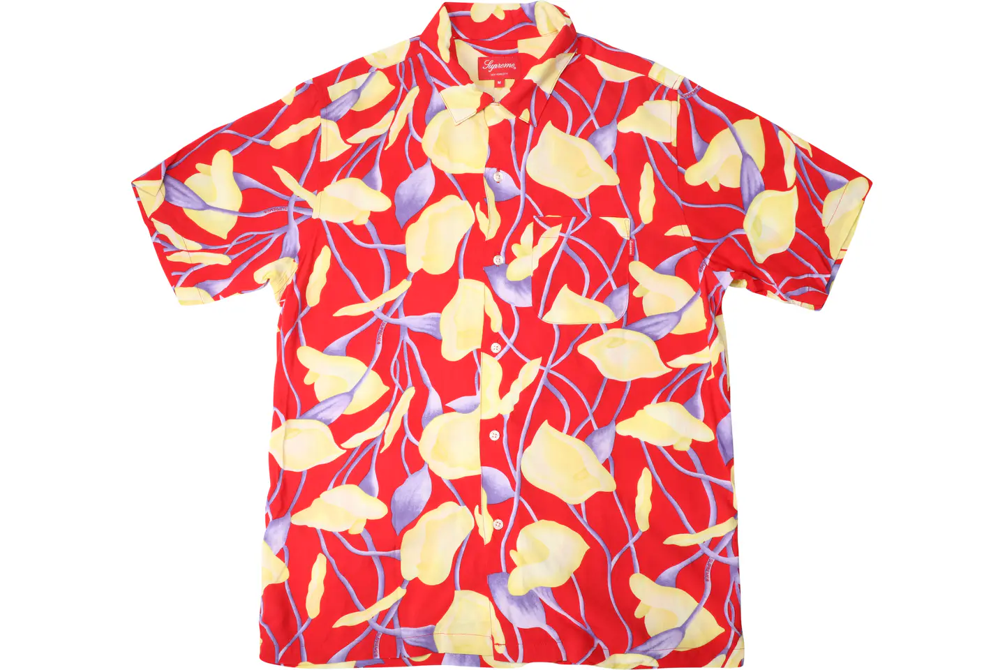Supreme Lily Camicia Rayon Rosso Uomo - Ss18 - It