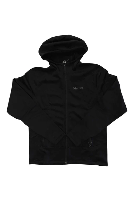 Mens Olden Polartec Hoody - Black:#0e0e0e