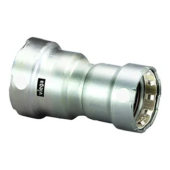 Viega Megapress 1" X 3/4" Stainless Steel 304 Reducer - Double Press Connection - Smart Connect Technology | 95340