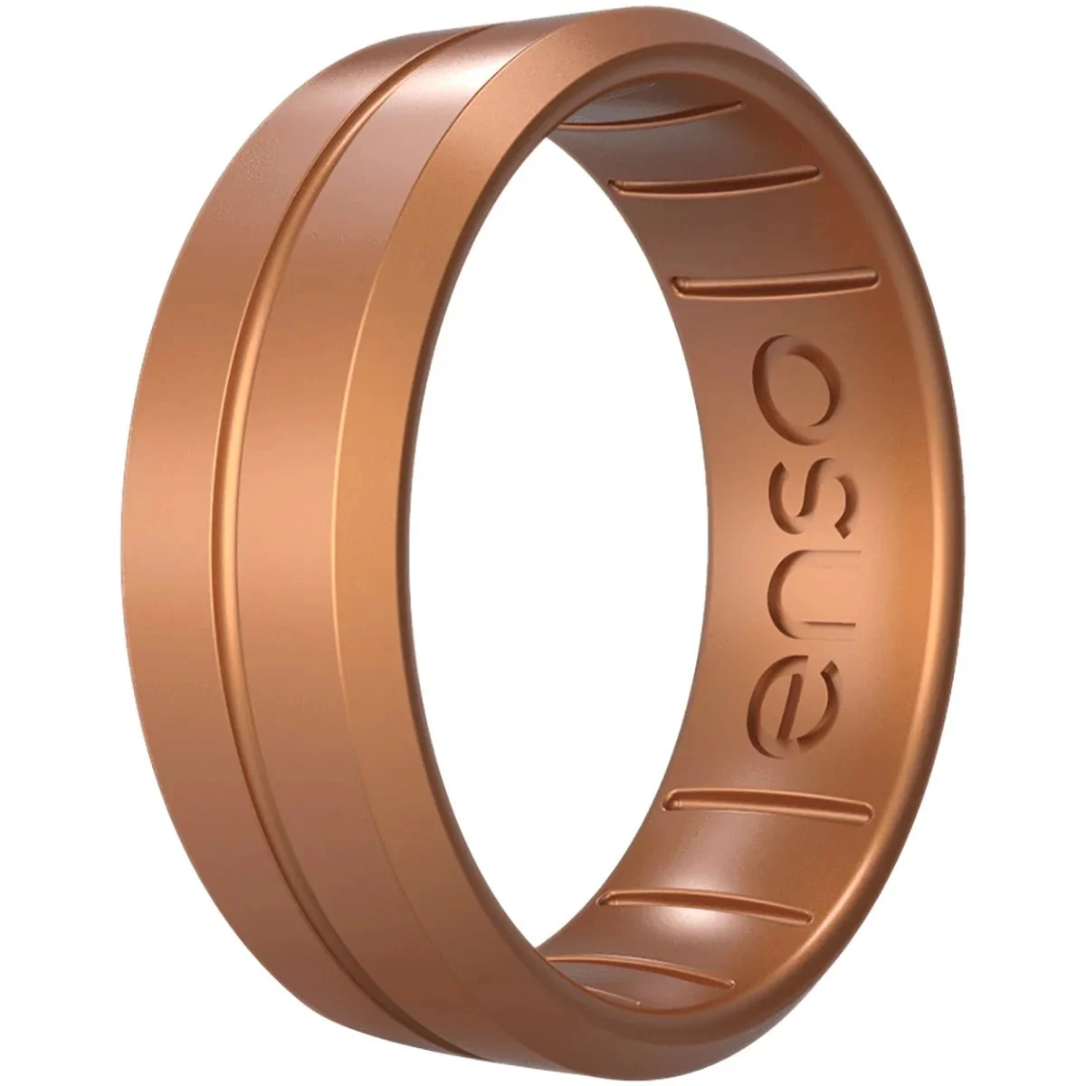Enso Rings Classic Contour Elements Series Silicone Ring - Copper