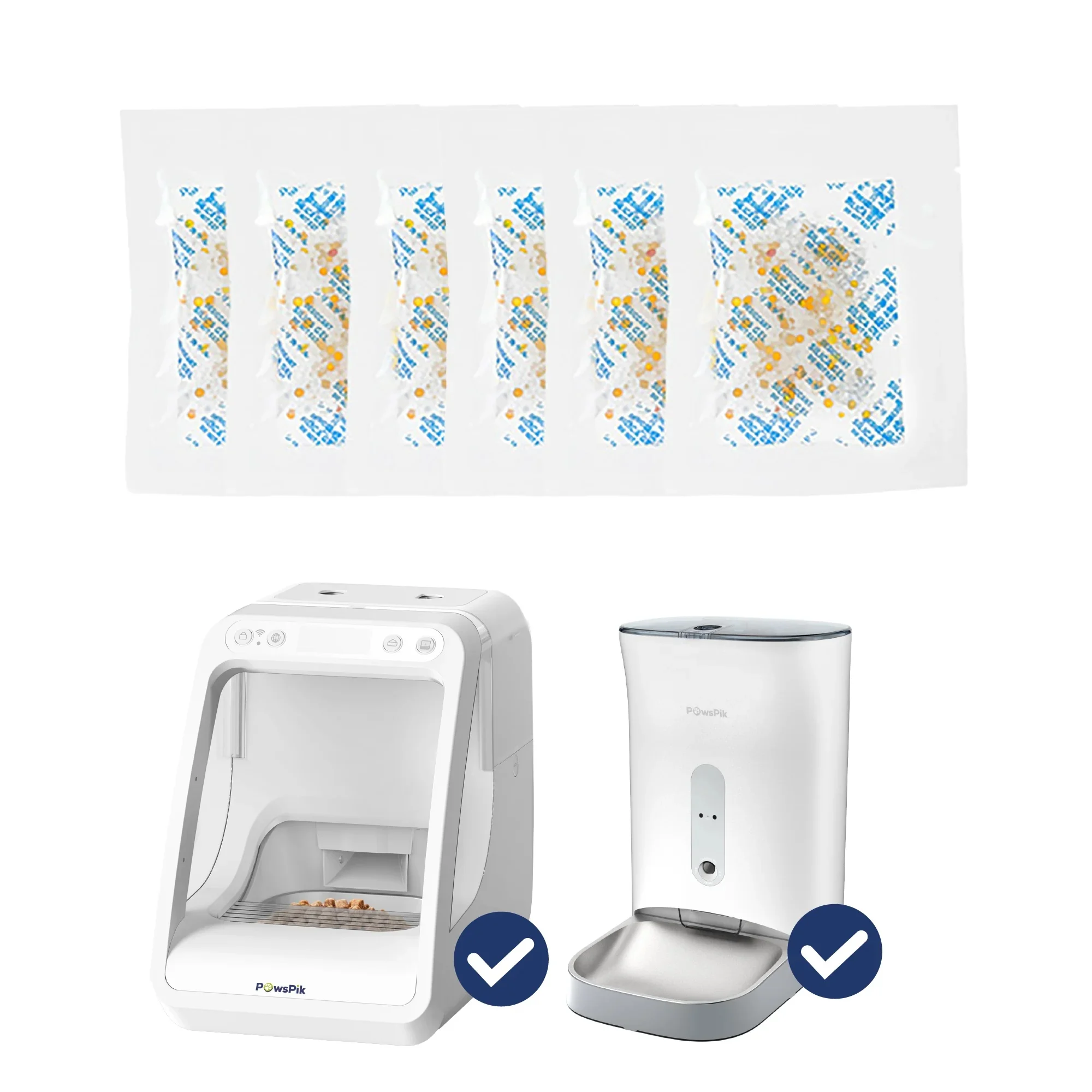 Pawspik® Desiccant Bag Refill For Automatic Microchip Rfid Pet Feeder