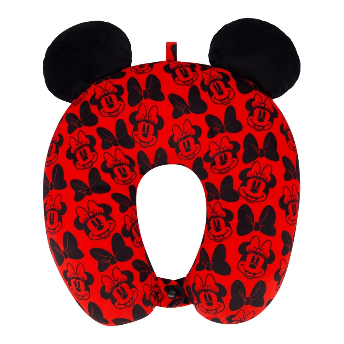 Disney Minnie Mouse Red Travel Pillow With Ears