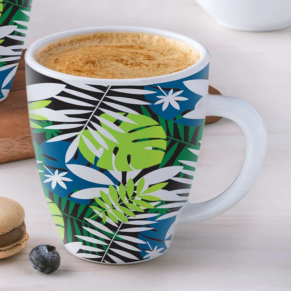 Larah By Borosil Forest Mug, 390ml