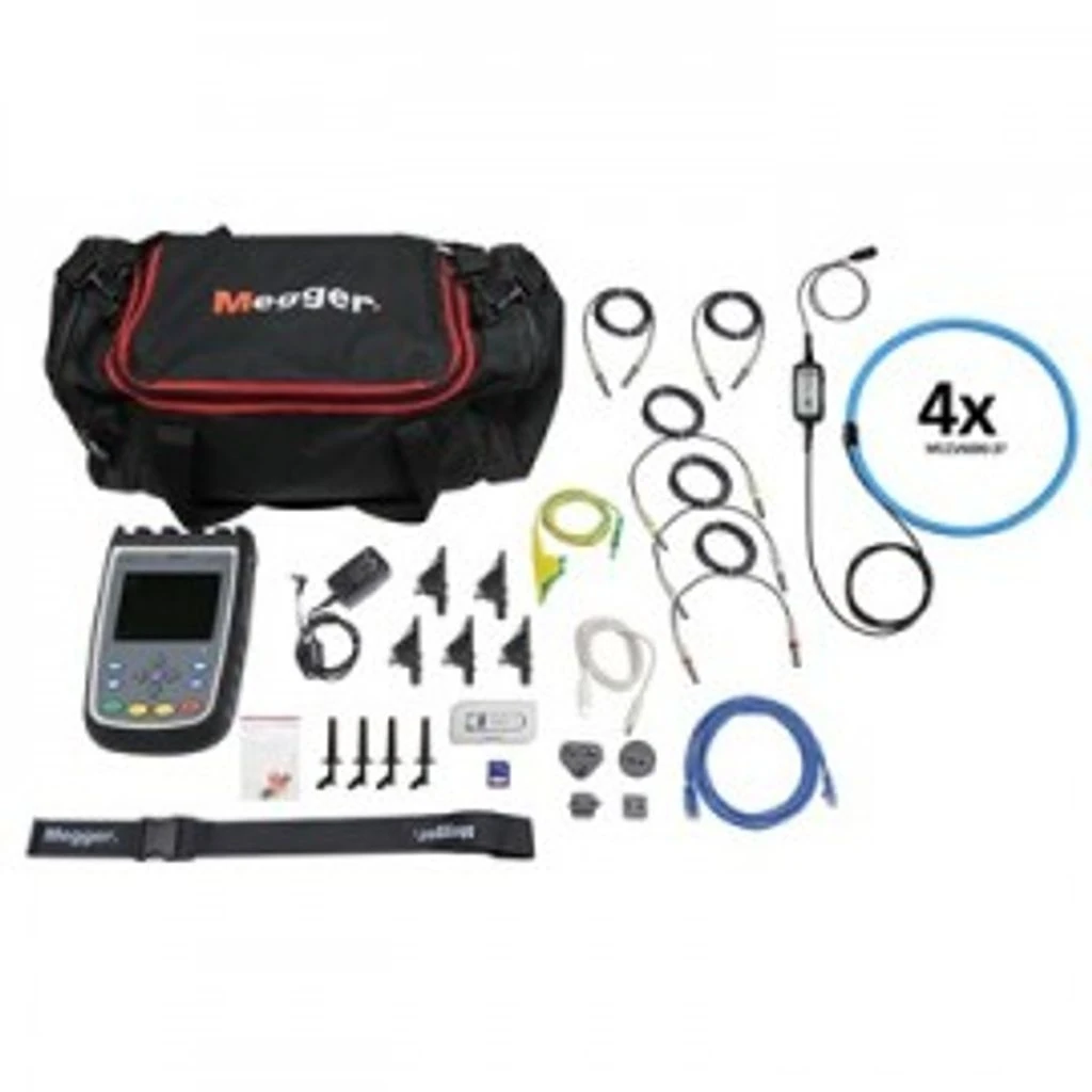 Megger Mpq1000 Platinum Plus Handheld Power Quality Analyzer Kit