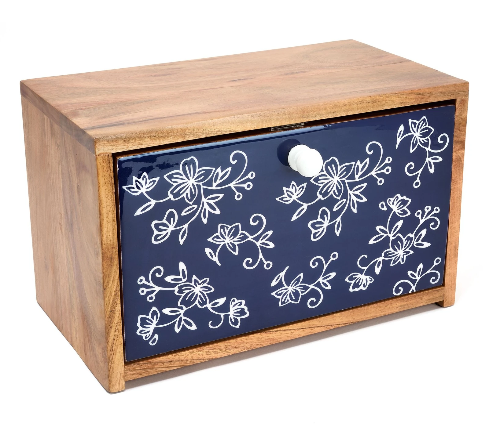 Temp-tations Wooden Bread Box With Decal Print