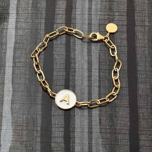 Letter Initial Paperclip Bracelet – An Elegant Twist On Personal Expression - N