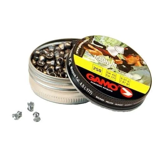 Gamo Magnum Pellets Spire Point Dbl Ring 177cal 250ct