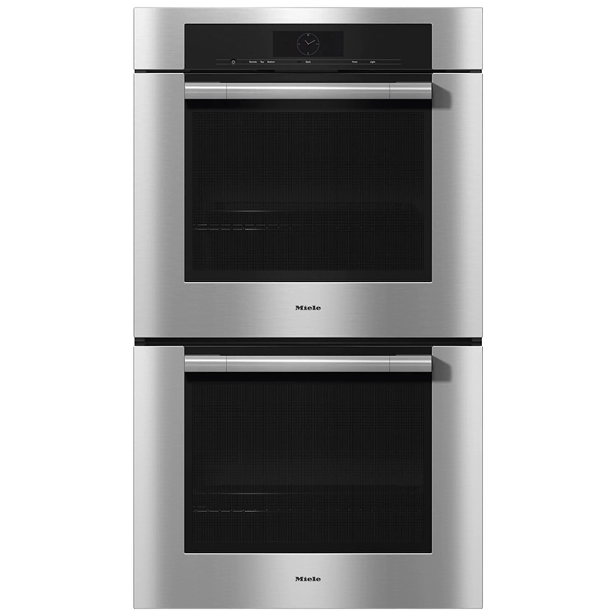 Miele Contourline 30 In. 9.2 Cu. Ft. Smart Front Control Electric Double Wall Oven With Dual Convection - Clean Touch Steel