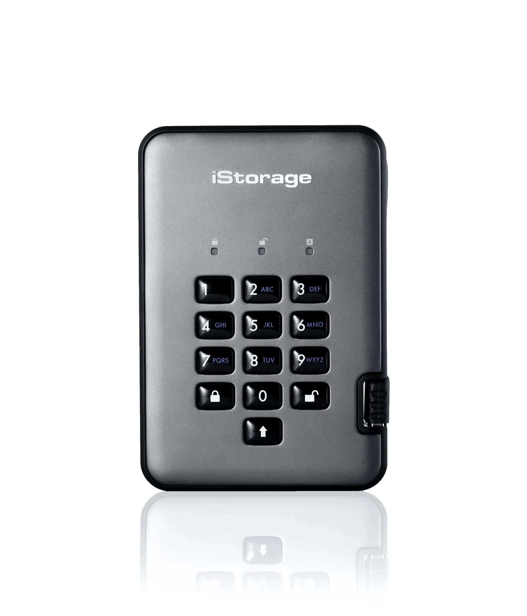 Istorage Diskashur Pro2 - Encrypted External Hard Drive In Graphite - 1 Tb
