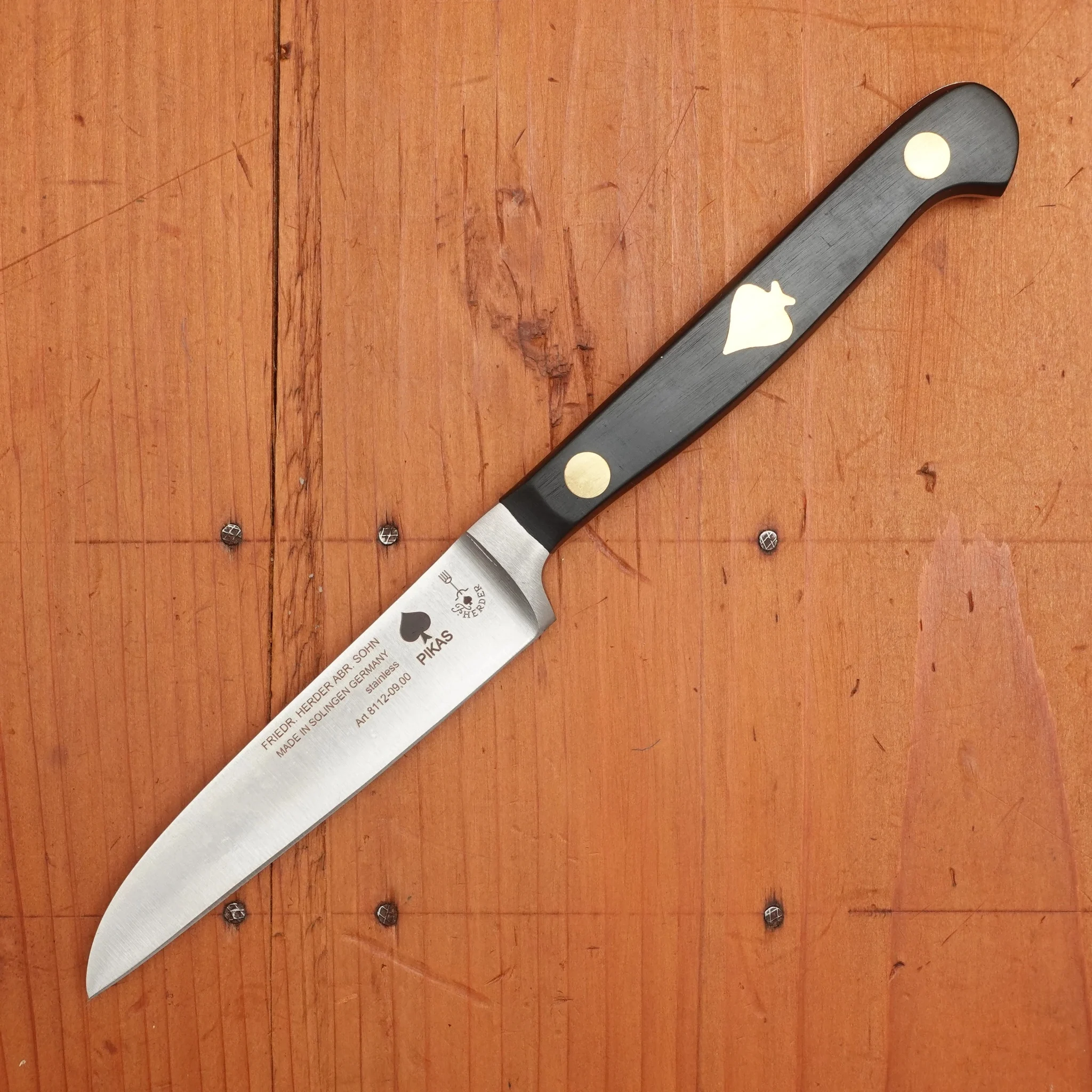 Friedr Herder Pikas 3.5” Paring Knife Forged Stainless Pom
