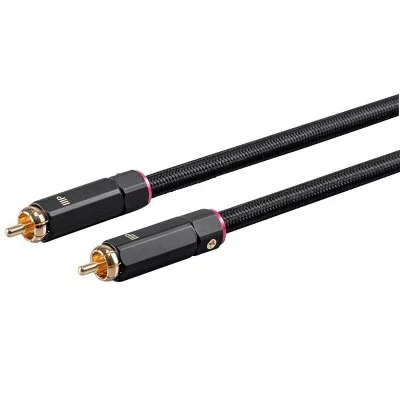 Monoprice Digital Coaxial Audio/video Cable - 35 Feet - Black | Rca Subwoofer Cl2 Rated, Rg-6/u 75-ohm - Onix Series