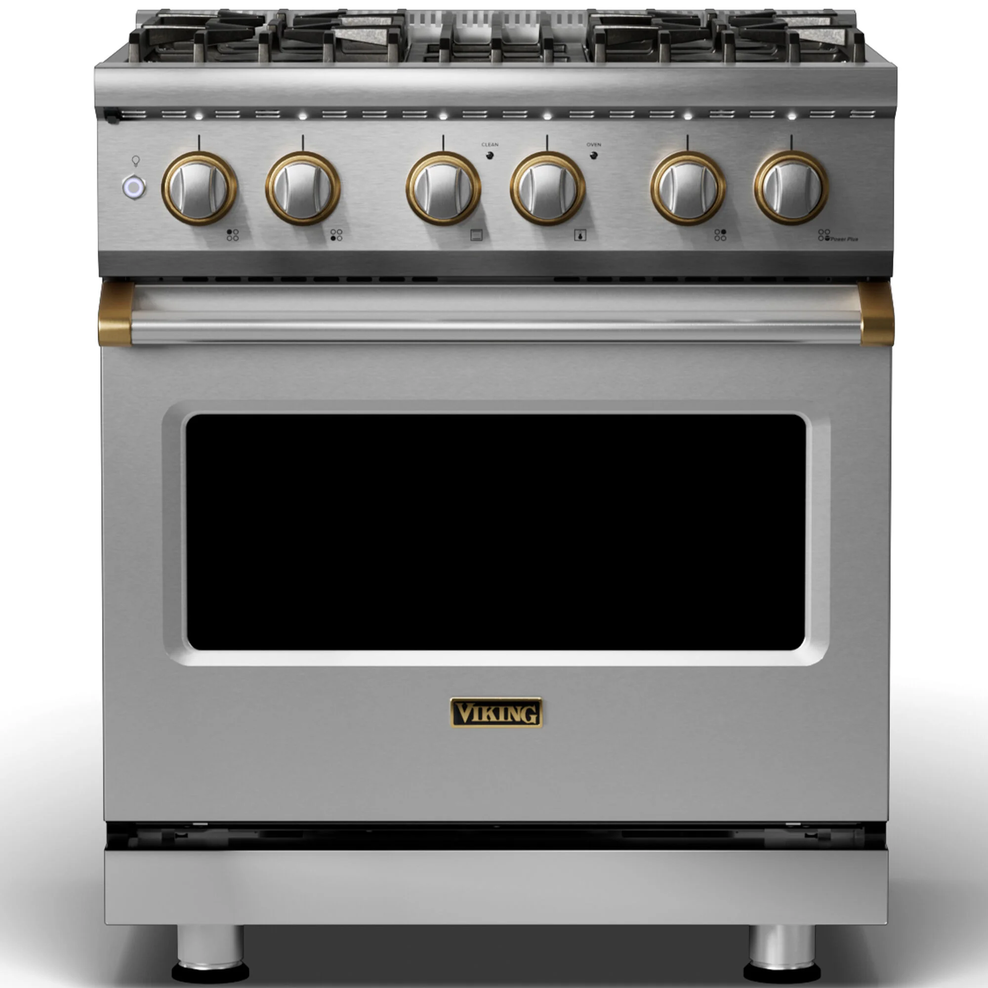 Viking 5 Series 30 In. 4.7 Cu. Ft. True European Convection Dual Fuel Range With 4 Sealed Burners - Stainless Steel