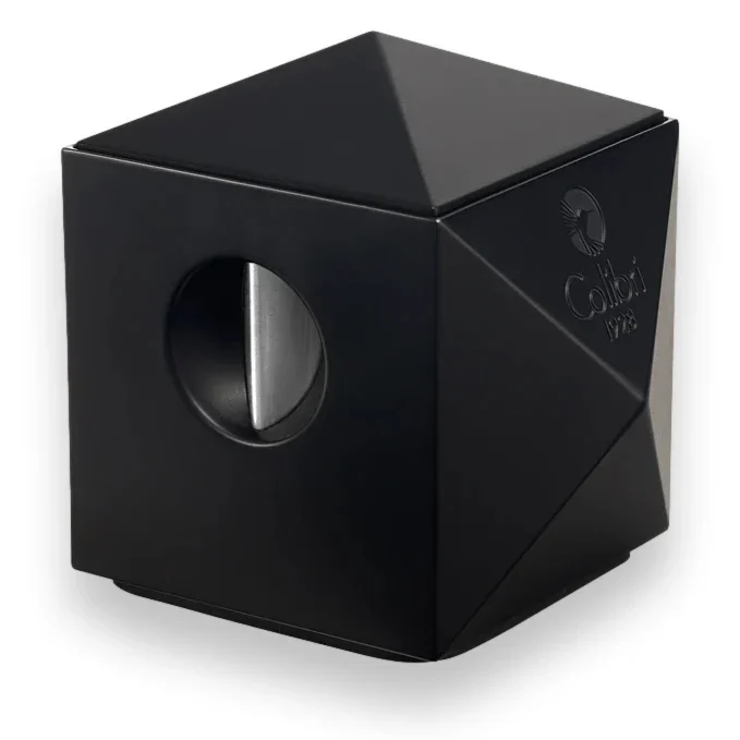 Colibri Quasar Two-in-one Desktop Cigar Cutter - Black