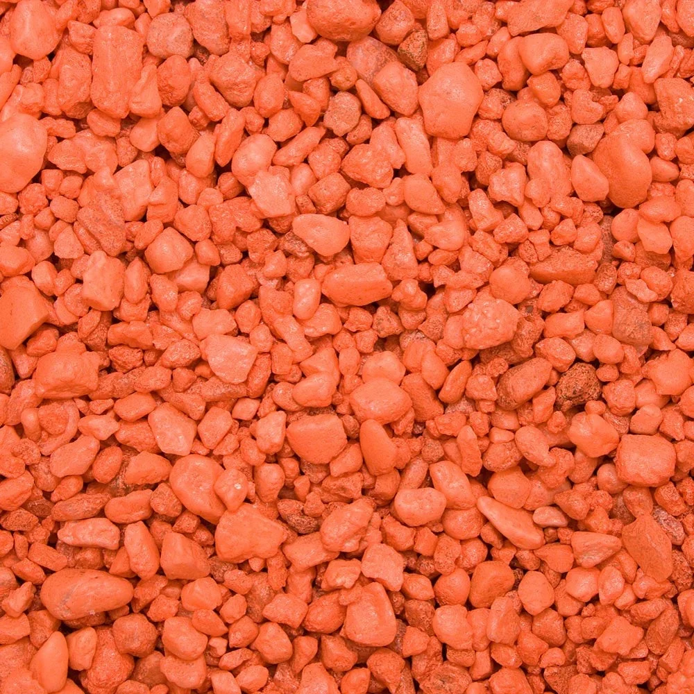 Estes Spectrastone Permaglo Aquarium Gravel Orange 6/5 Lb