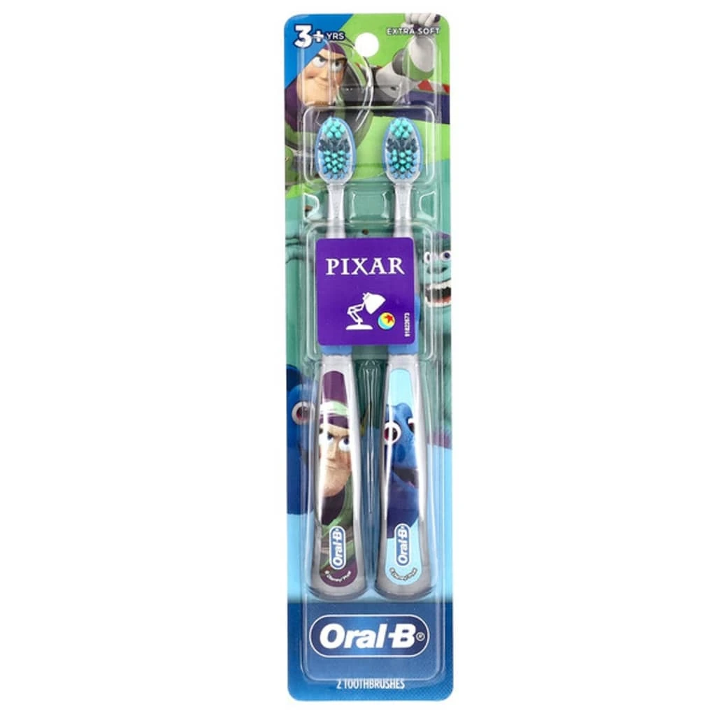 Oral-b Pixar Extra Soft Toothbrushes For Ages 3+