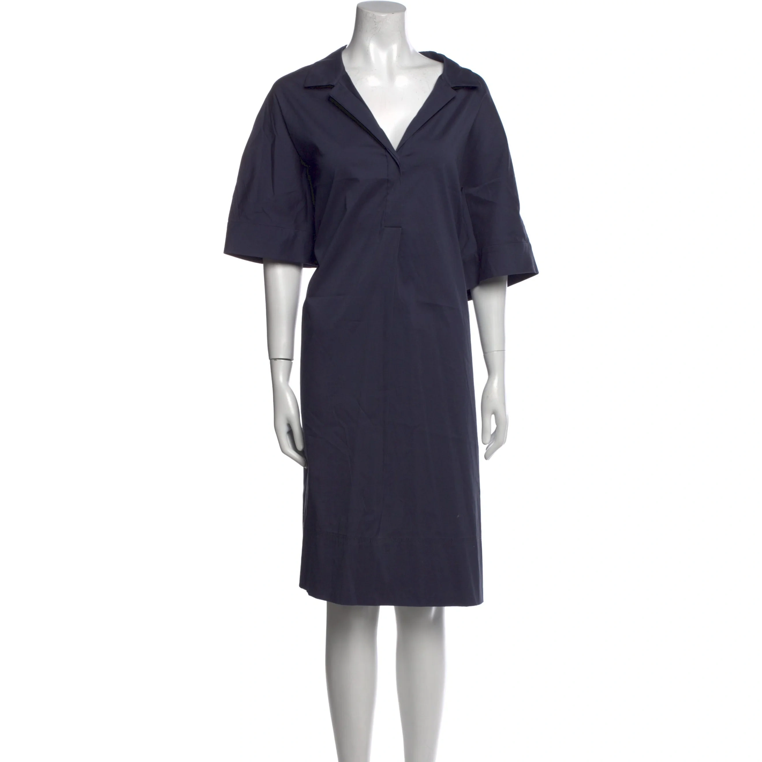 Lafayette 148 V-neck Midi Length Dress W/ Tags