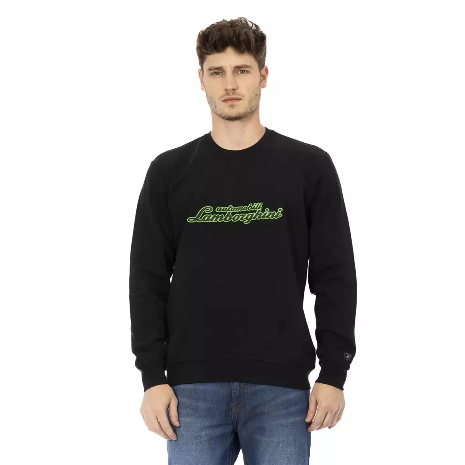 Black Cotton Sweater – Lamborghini