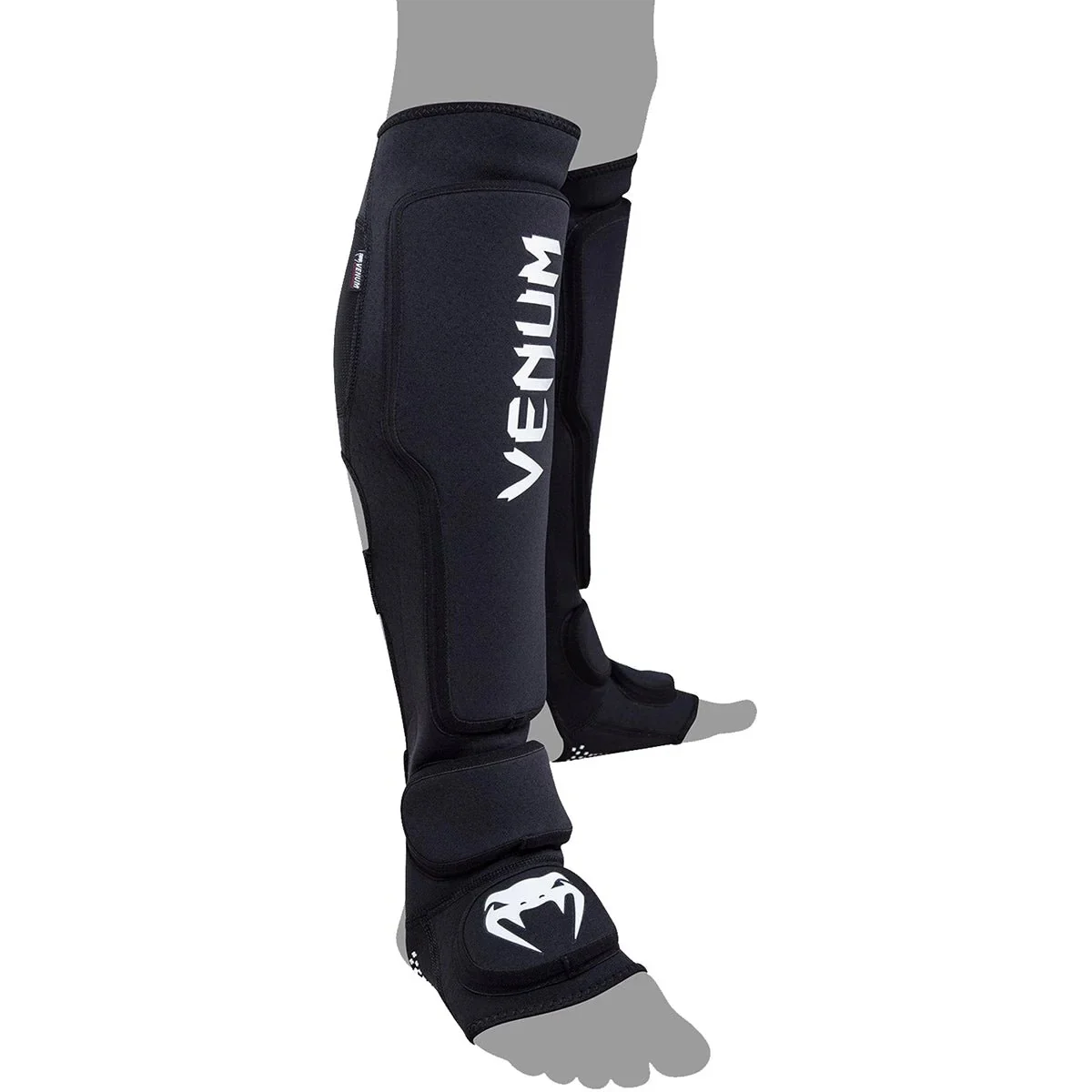 Venum Kontact Evo Shin Guards - Black