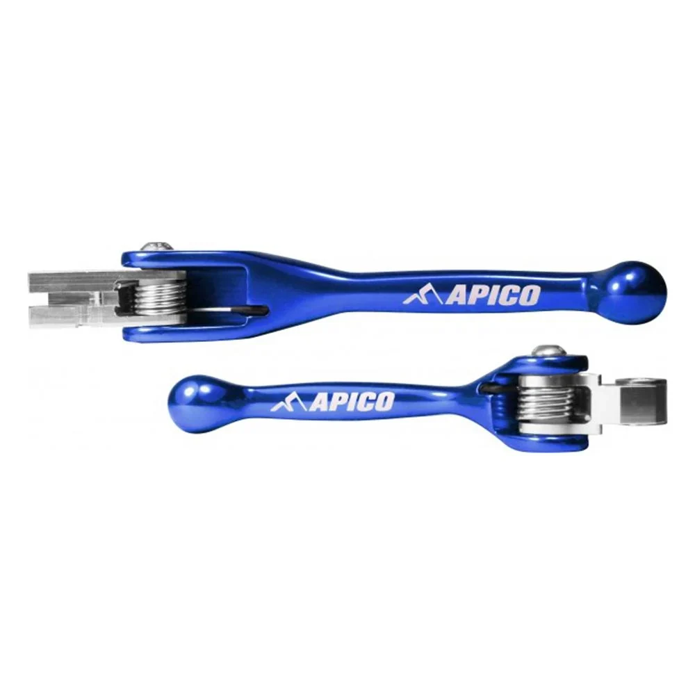 Apico Set Of Flexi Levers For Ktm Sxf/exc/exc-f 250/350/450/500 2014-2023, Sx 125/150 2016-2023 Blue