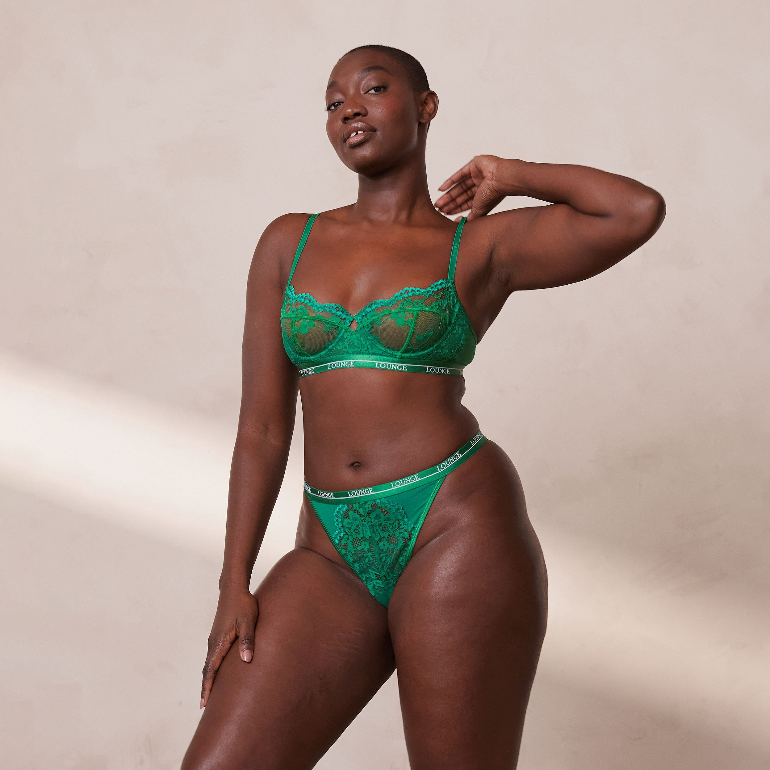 Blossom Balcony Bra - Emerald - 28/d
