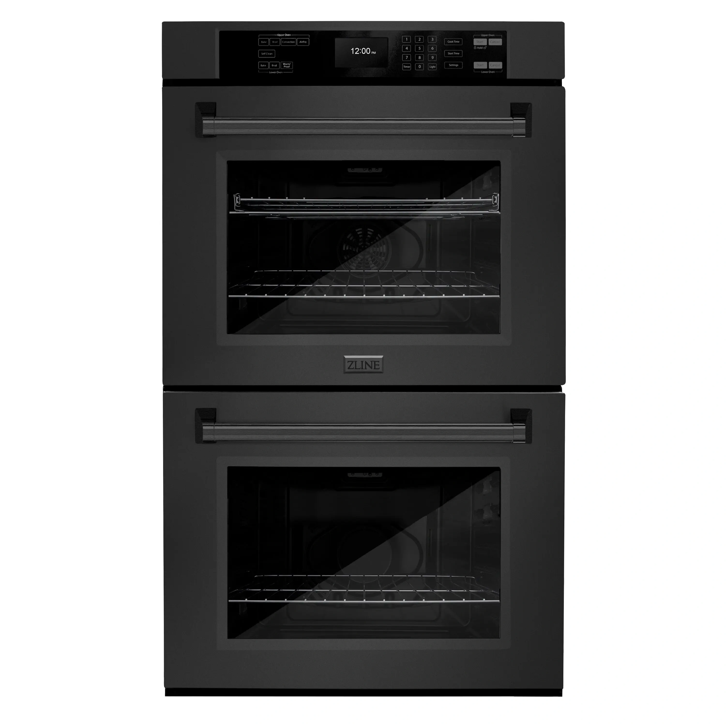 Zline 30 In. Professional True Convection Double Wall Oven With Air Fry And Self Clean In Satin Stainless Steel With White Matte Doors (wads-wm-30)