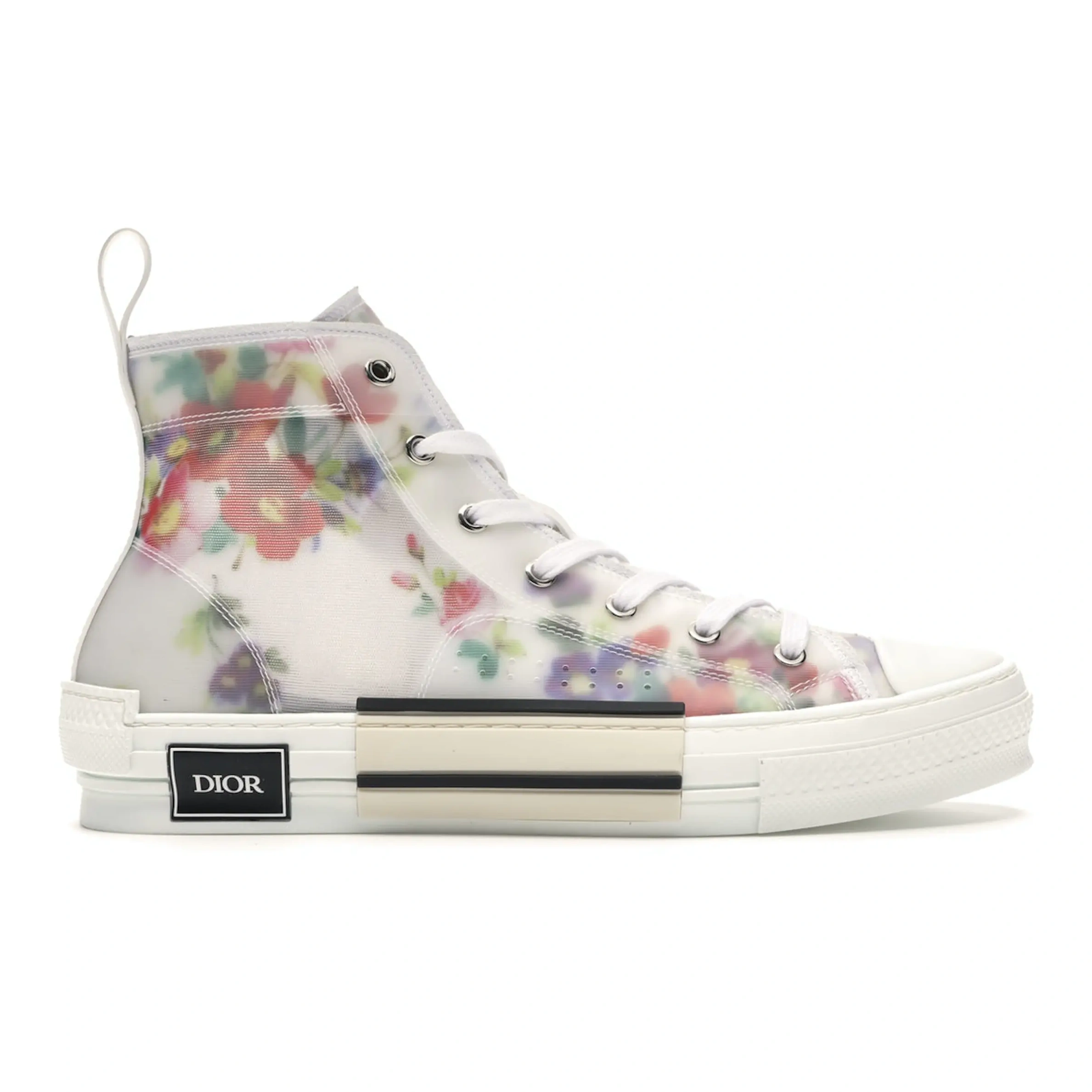 Dior B23 High Top Flowers Oblique