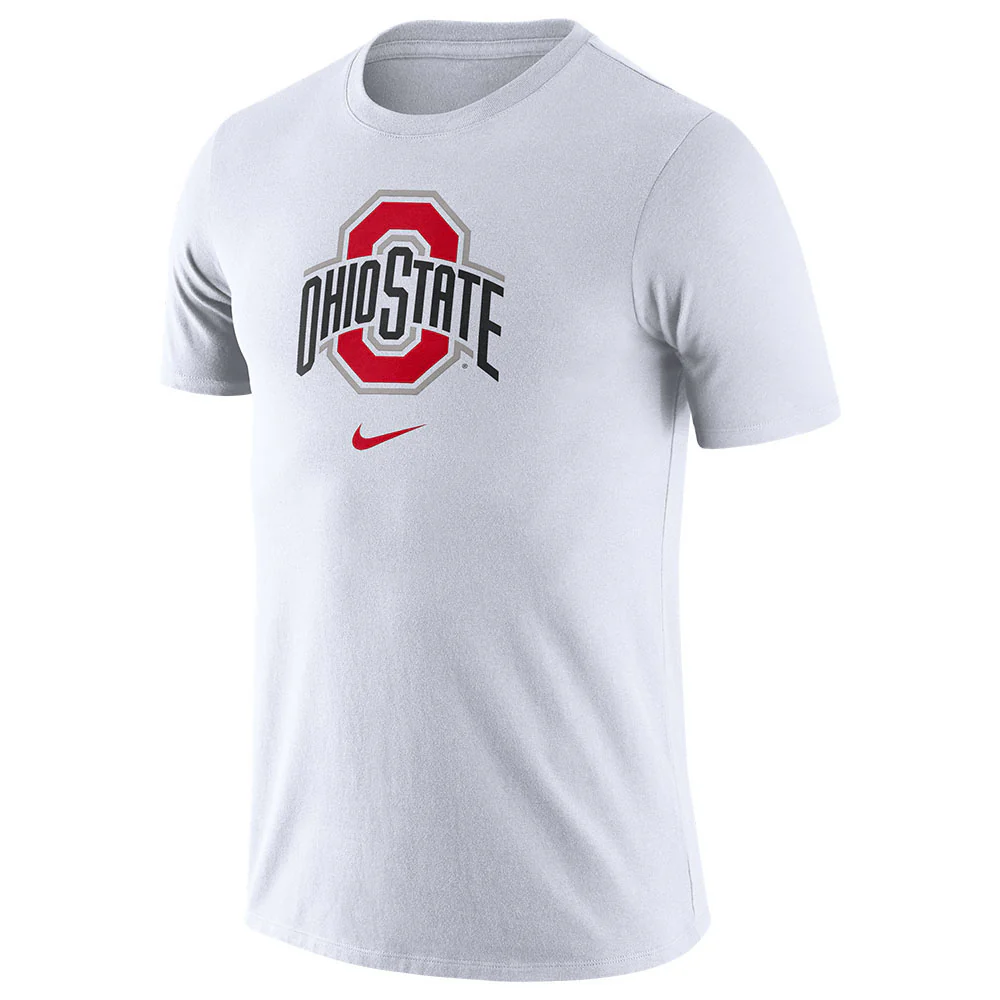 Ohio State Buckeyes Nike Essential Logo White T-shirt