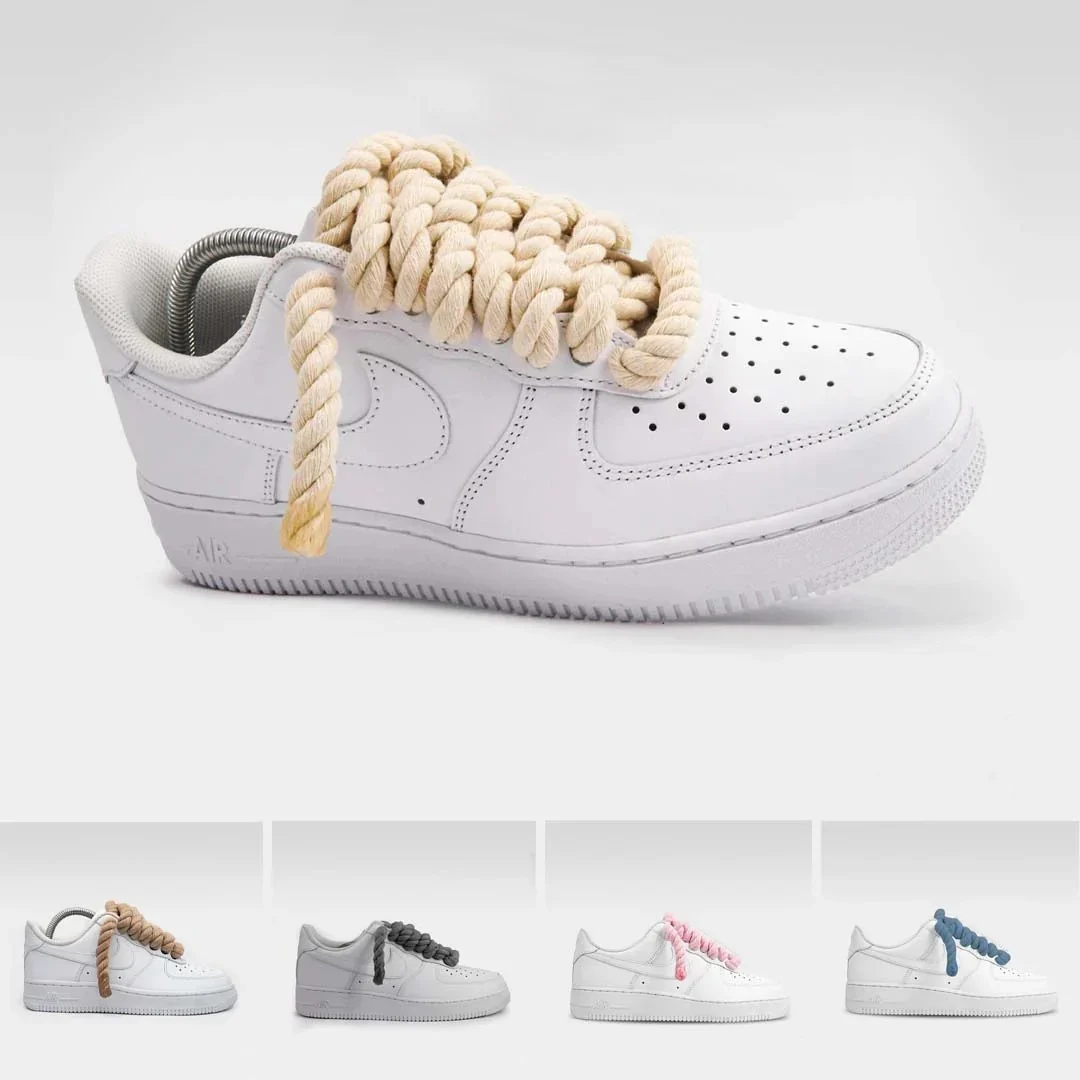 Rope Laces Air Force 1 - Black